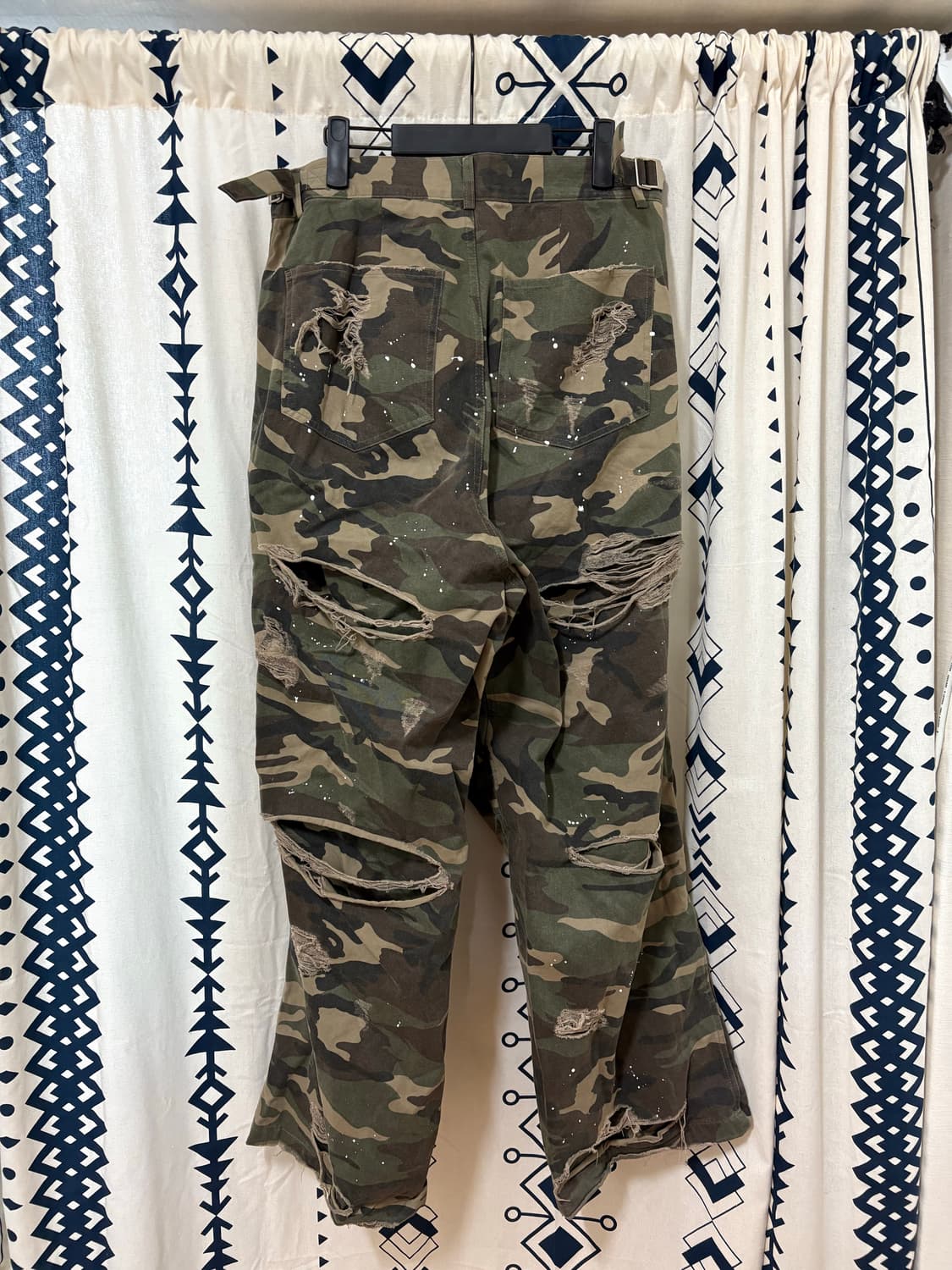 크랙로즈 / 레이어드 프린팅 카모플라주 팬츠 상품이미지6