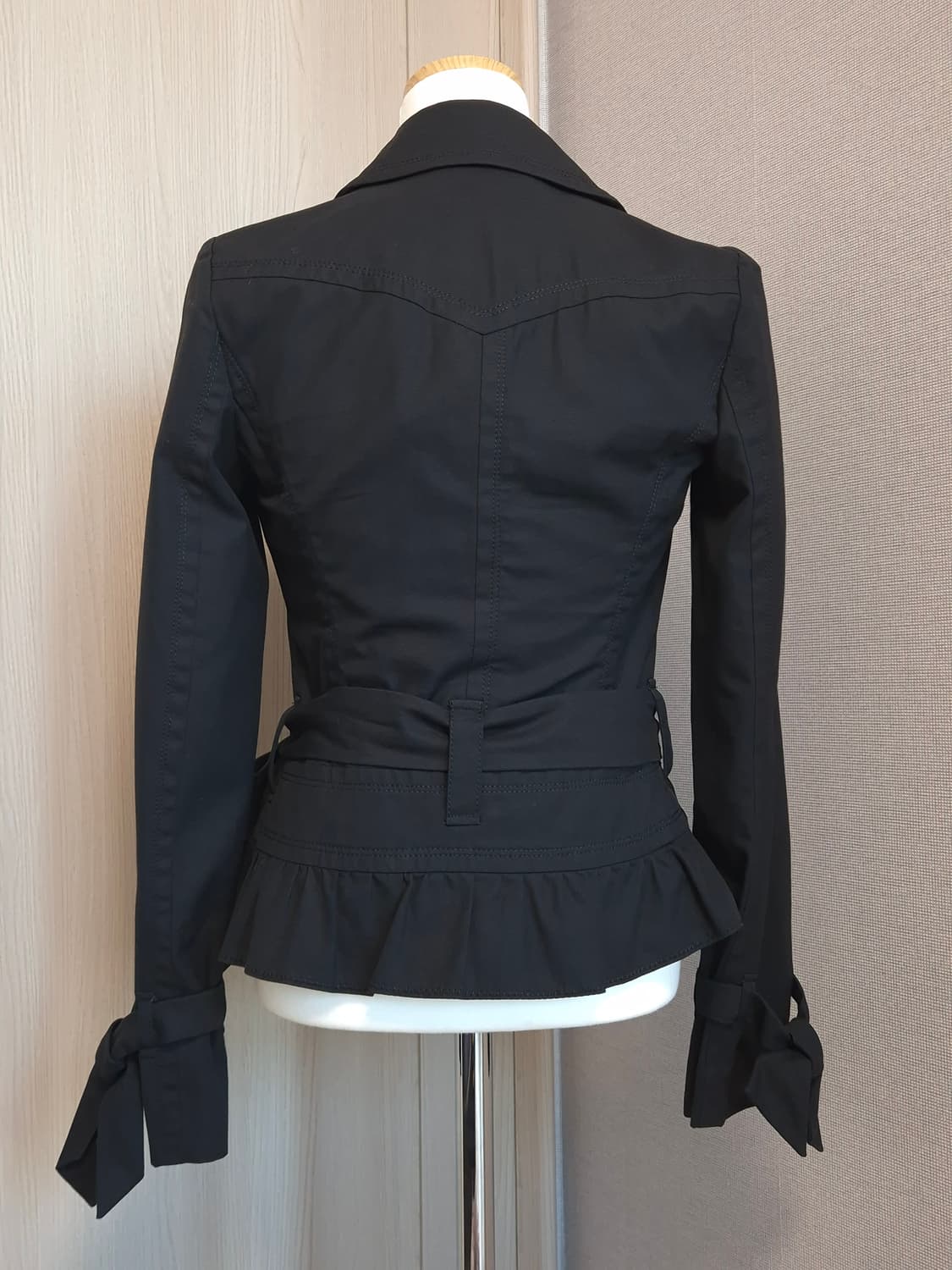 버버리 블루라벨 프릴 하프 프렌치코트 갸루 상품이미지2