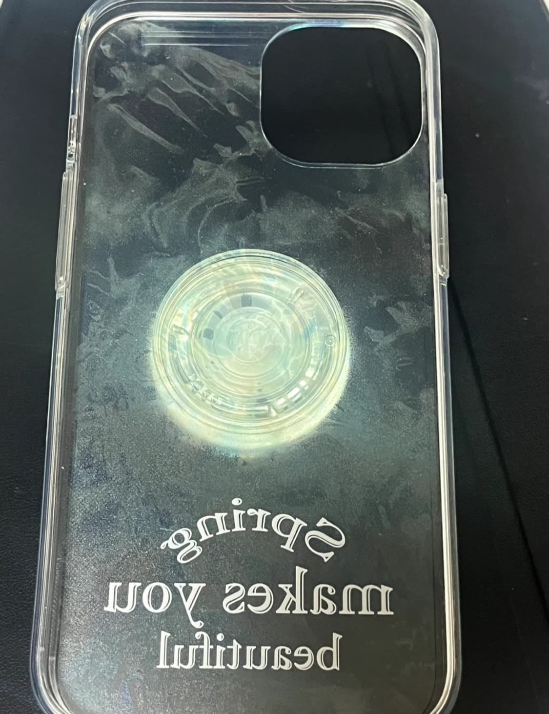 새상품) 아이폰 13 투명 데이지 그립톡 폰케이스 상품이미지2