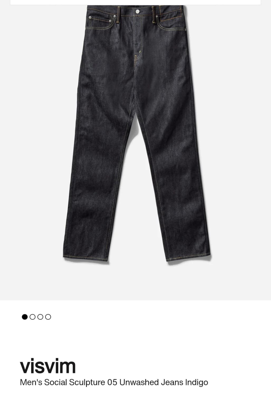 [32/32] 비즈빔 visvim Social Sculpture05 데님 상품이미지1