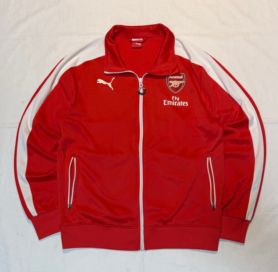 대장급 푸마 14-15 아스날 트랙탑 져지 레드 화이트 상품이미지1
