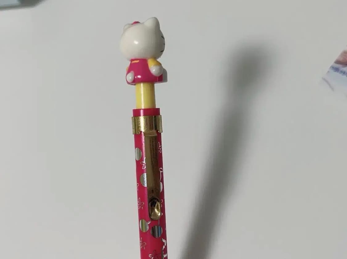 고전 카오하나 키티 볼펜 꽃 필기구 체리 키티 사쿠란보 마이멜로디 상품이미지3