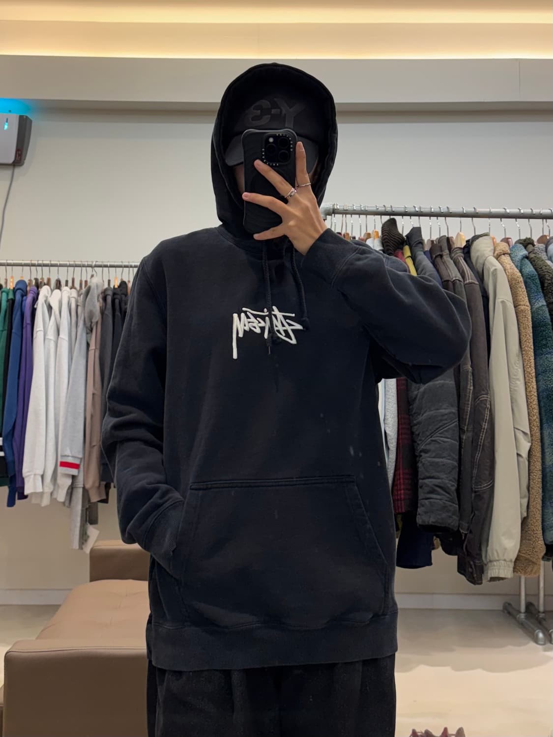 스투시 자수로고 후드티 상품이미지8