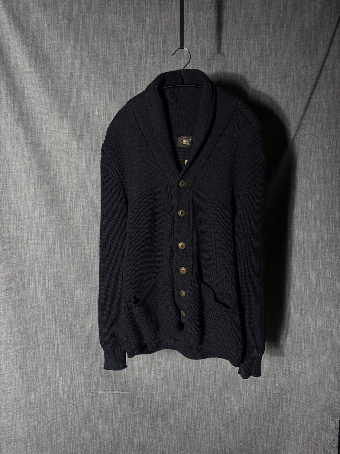 RRL 숄카라 니트 가디건 상품이미지1