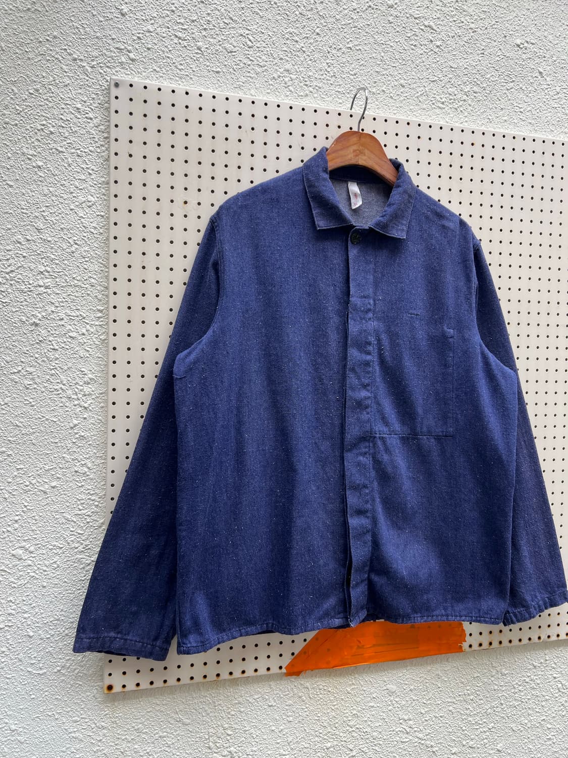 OLD EURO HAIRY DENIM VINTAGE 데님프렌치워크자켓 상품이미지3