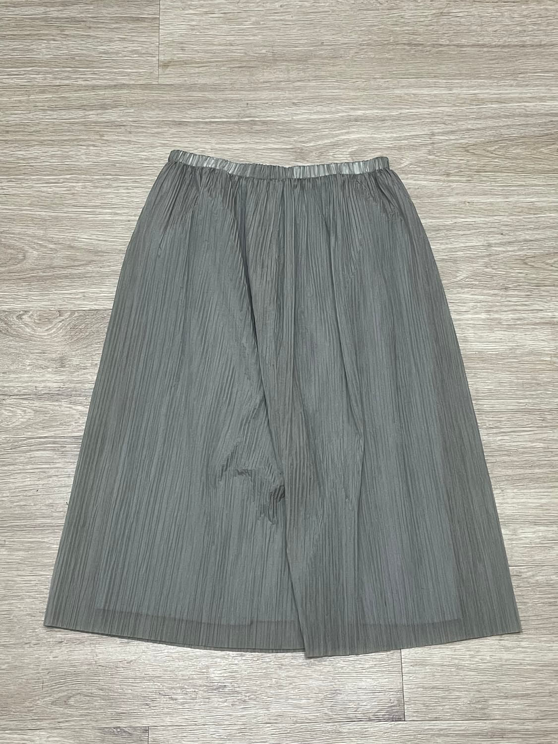 LFM Accord Crease Midi Skirt / Gray 상품이미지7