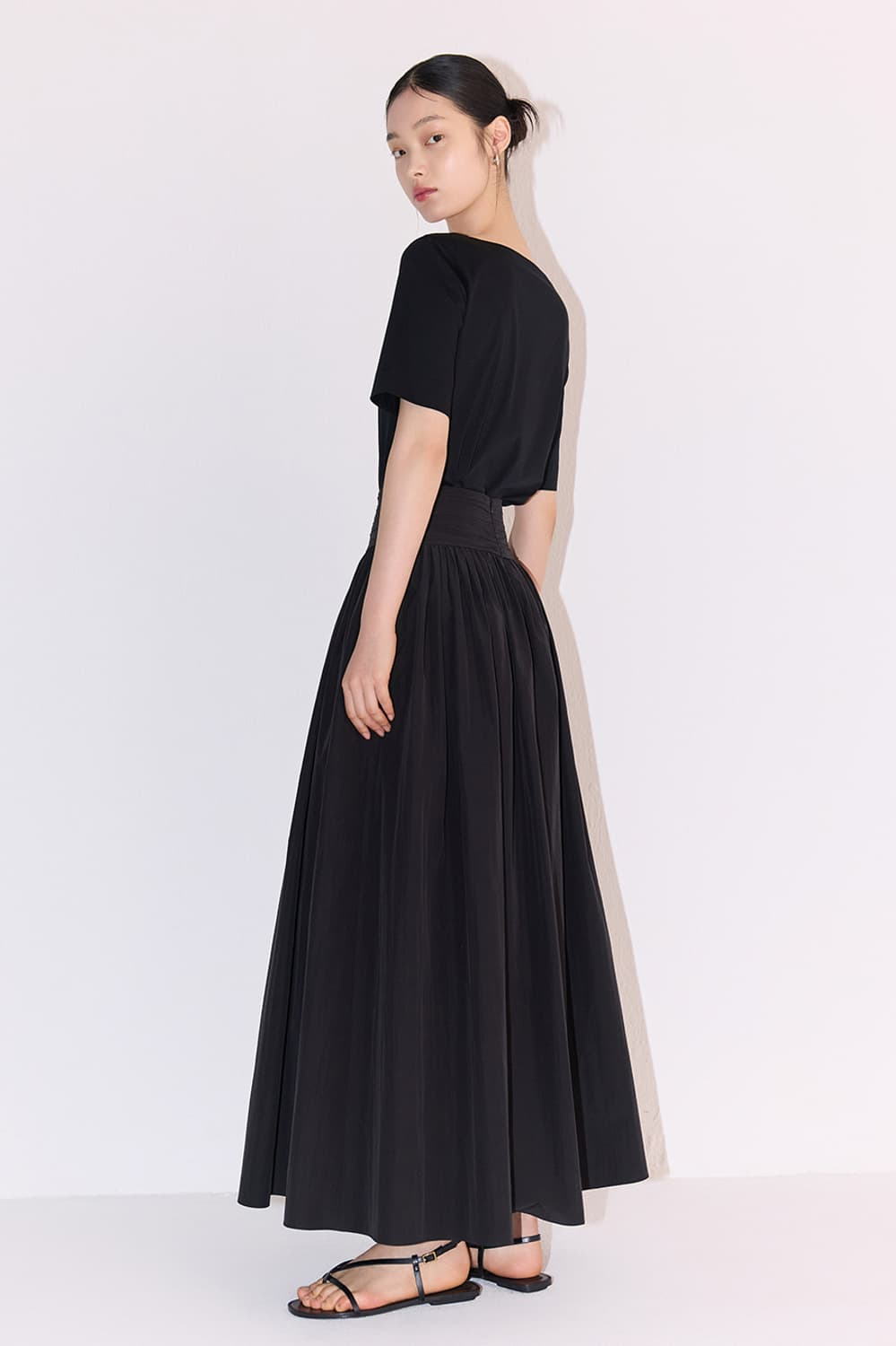 하나보 NO.28 TOP - BLACK 상품이미지4