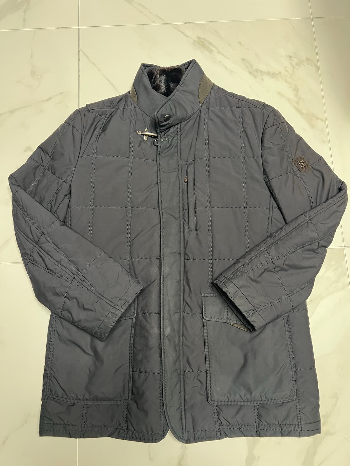 닥스 블랙 자켓 (토끼털, 밍크털 내피조끼) 상품이미지1