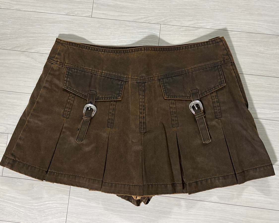 자라 왁스드 스커트 팬츠 상품이미지2