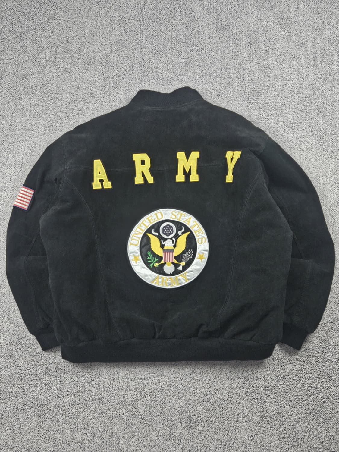 USA 레더 스웨이드 US ARMY 바시티 자켓 (3XL) / 10480 상품이미지1
