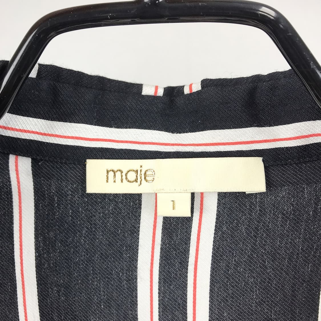 마쥬 maje 스트라이프 셔츠 여성1 상품이미지8