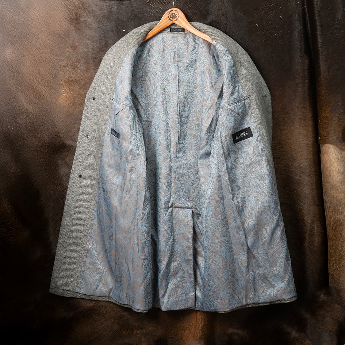 [103] 90s LANCETTI 콜롬보 퓨어 캐시미어 코트  상품이미지6