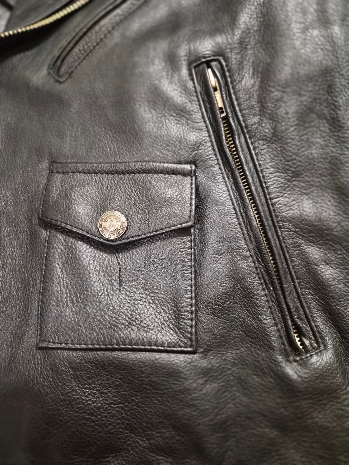 할리데이비슨(Harley-Davidson) 가죽 더블 라이더 상품이미지8