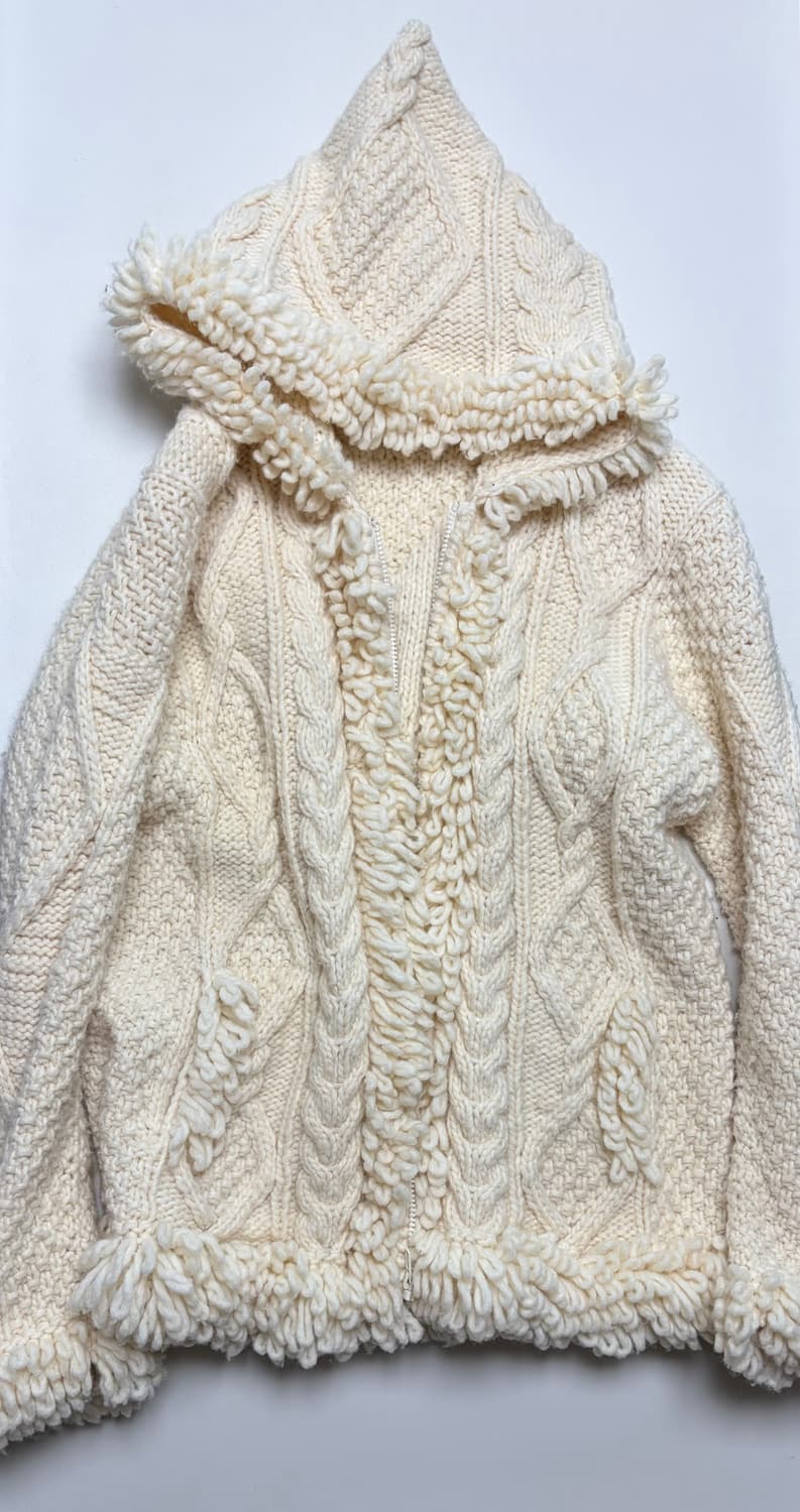 서지수 착용 빈티지 니트 자켓 상품이미지2