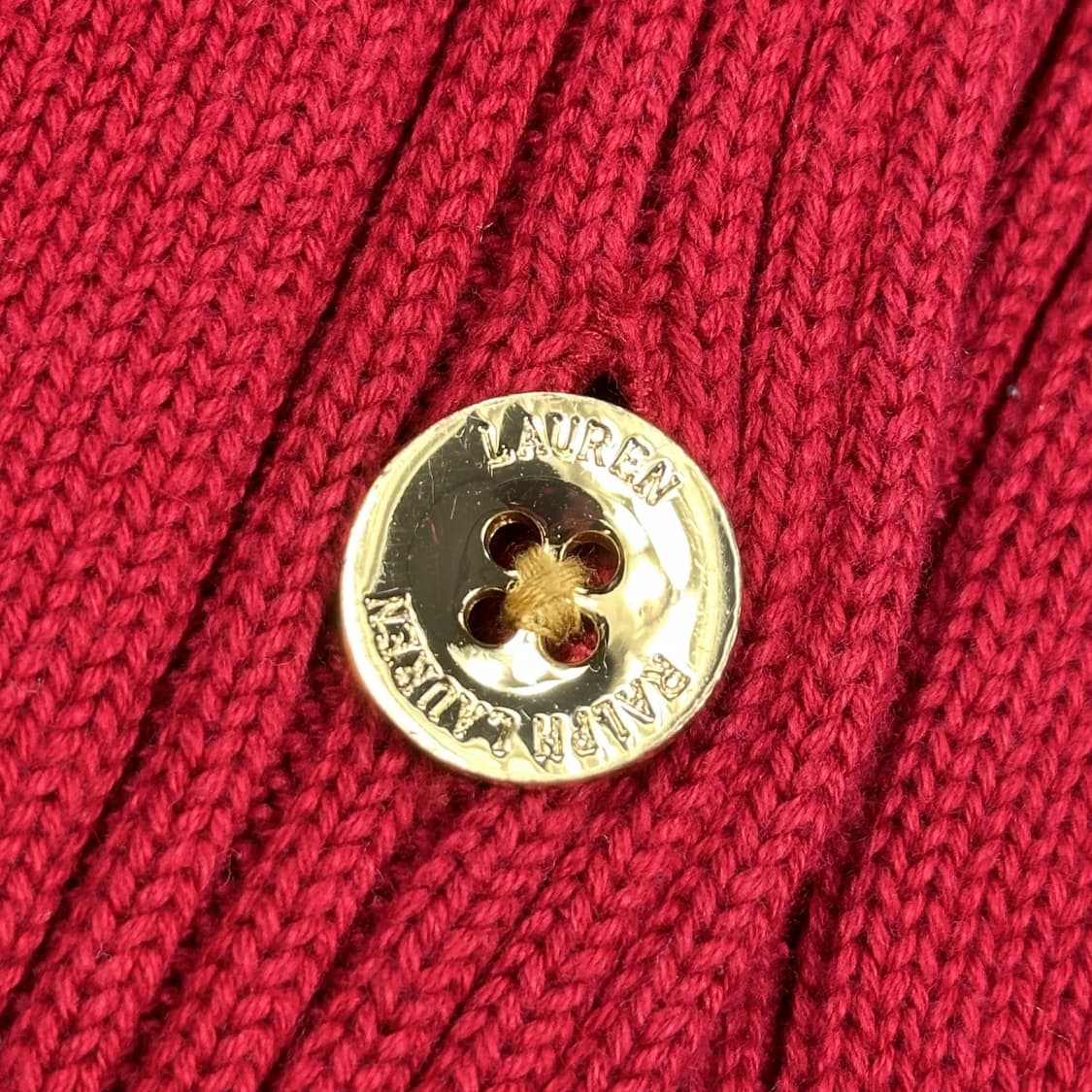 폴로 랄프로렌 RL 레드 숄카라 가디건 (XL 여성추천) 상품이미지4