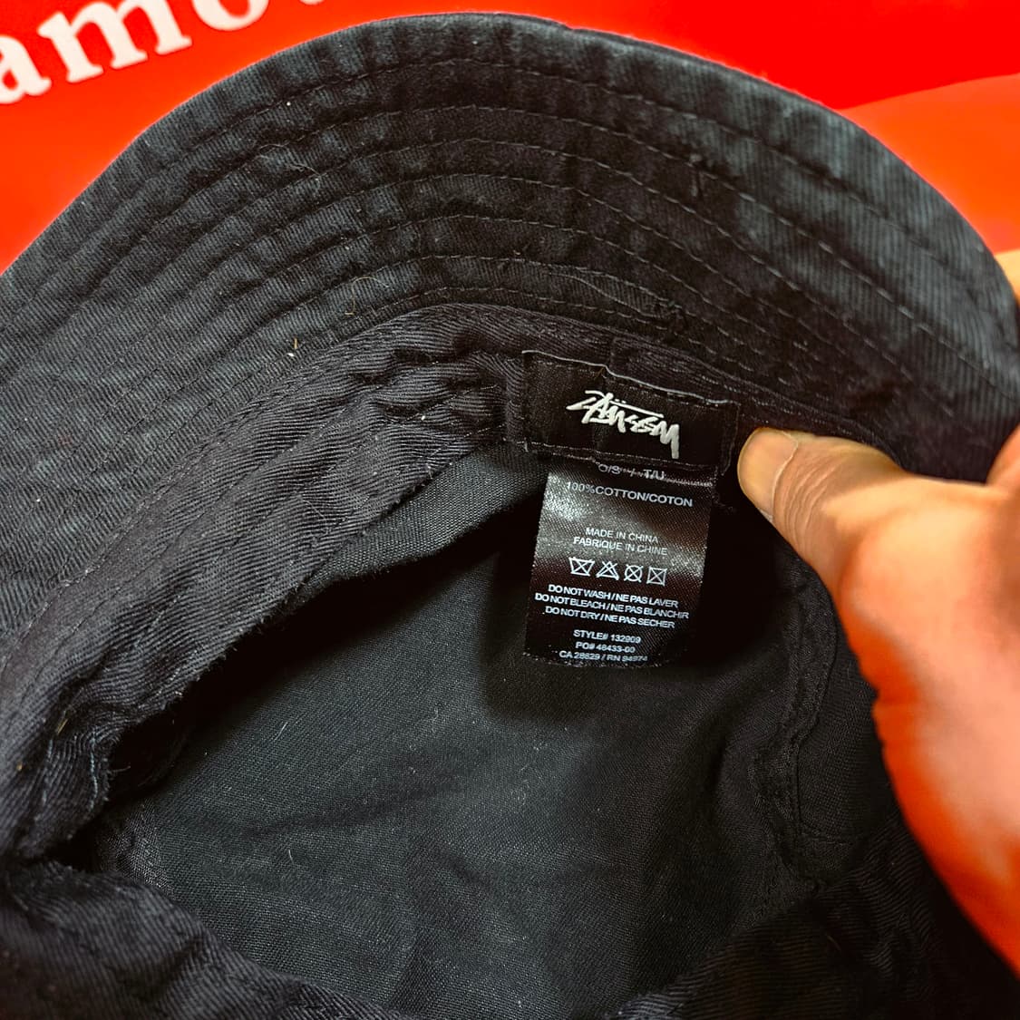 스투시(Stussy)  스탁로고 버킷햇 O/S  상품이미지4