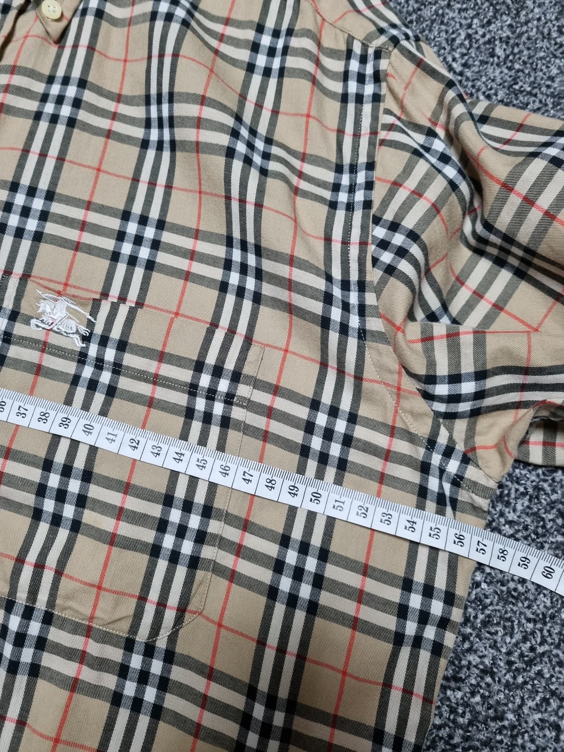 (정품) 버버리 남성 노바체크 셔츠 남방 상품이미지7