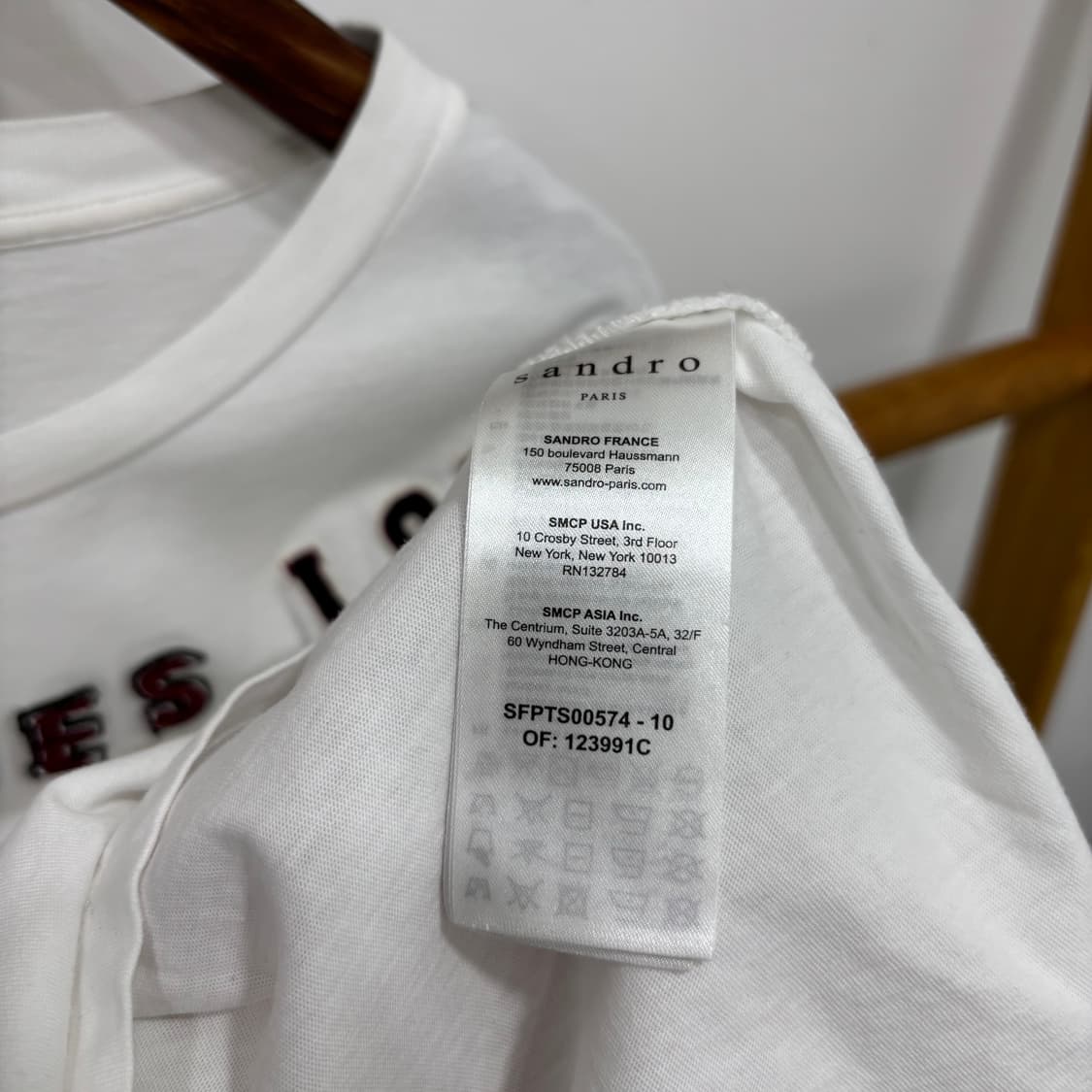 Sandro HERE COMES LOVE 반팔티 상품이미지7