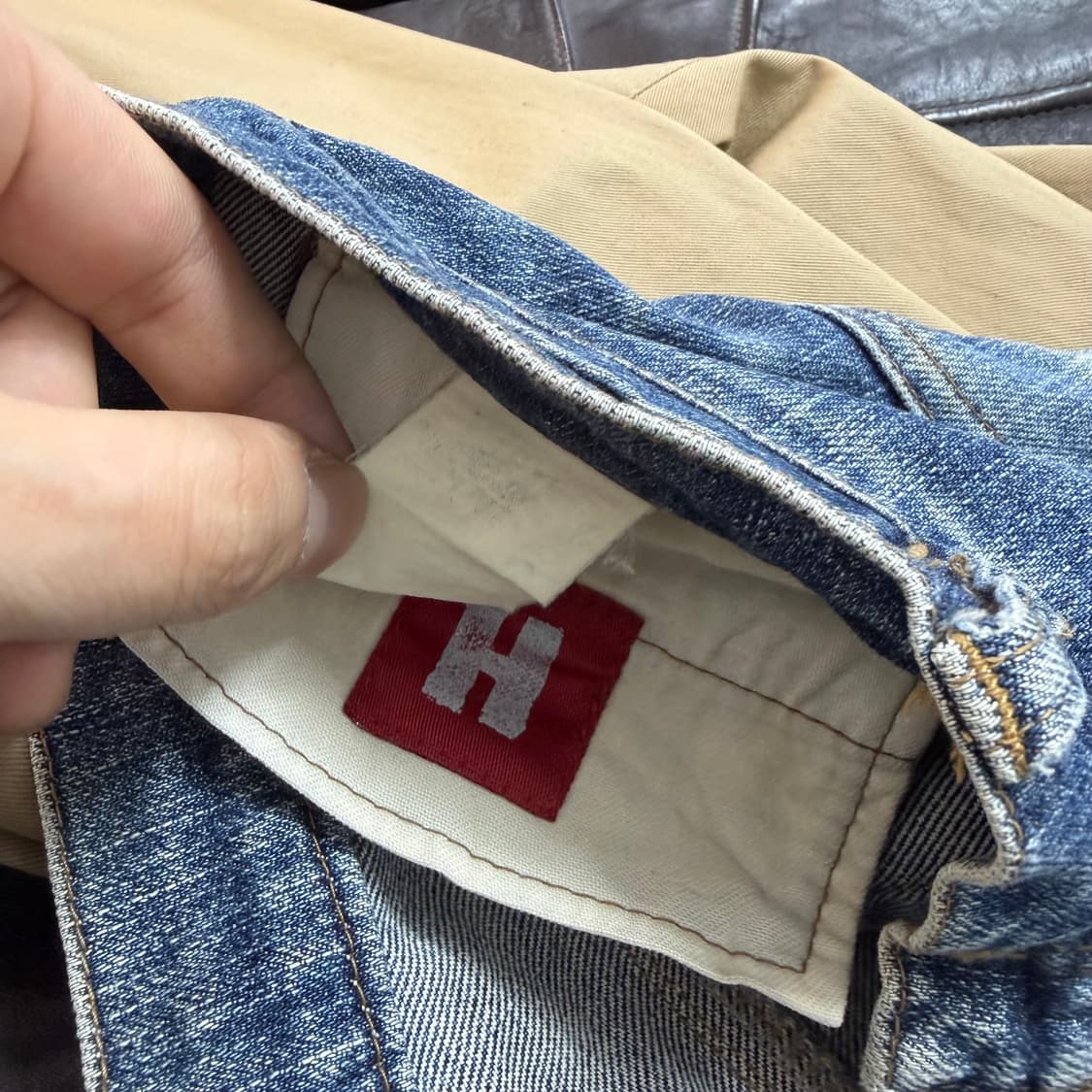 히스테릭 글래머 킨키 부츠컷 데님 팬츠 상품이미지5