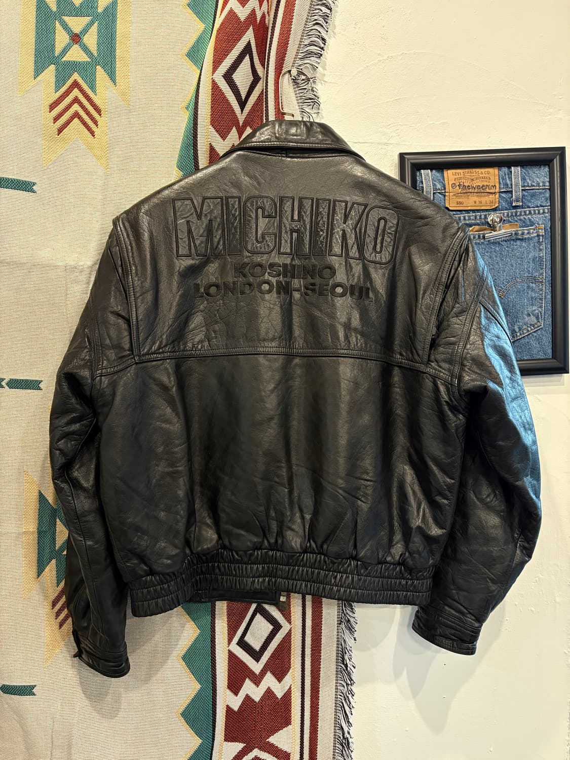 미치코 코시노 런던 레더자켓 상품이미지8