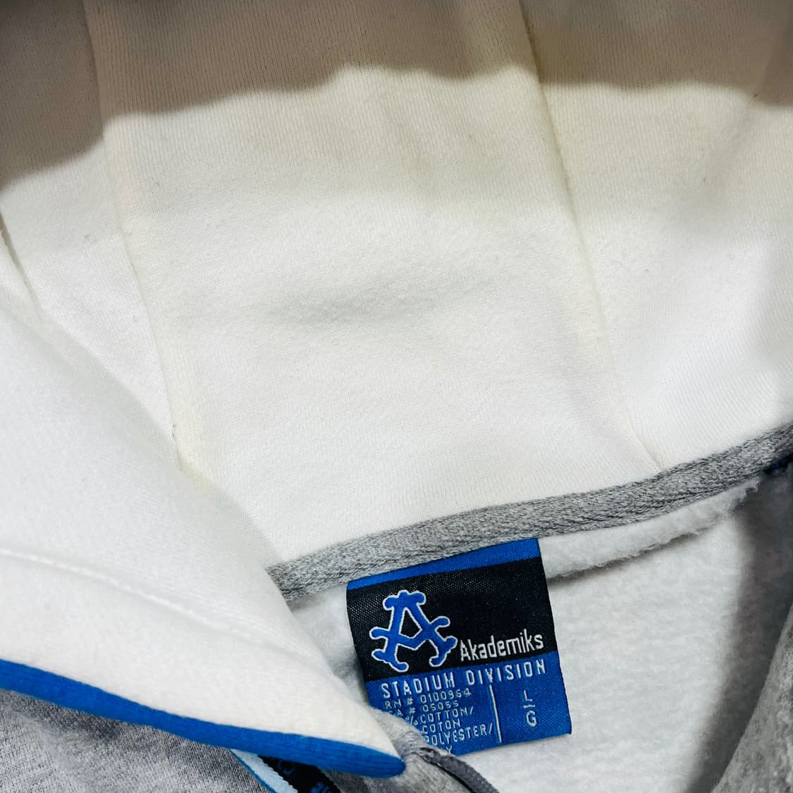 아카데믹스 올드스쿨 힙합 00s 아이즈 로고 후디 집업 상품이미지5