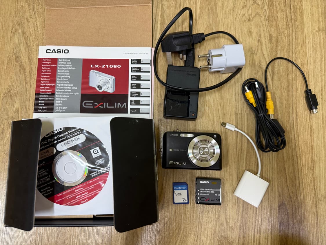 [판매] 카시오 엑슬림 z1080 (검정색) (작례O) 상품이미지5