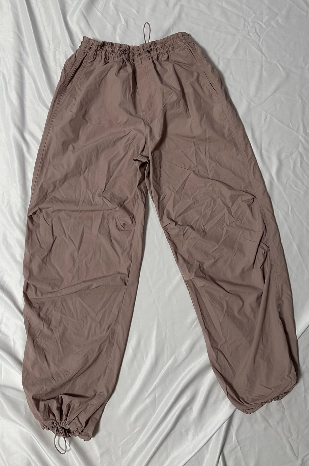 유니클로 파라슈트팬츠 10pink M 상품이미지4