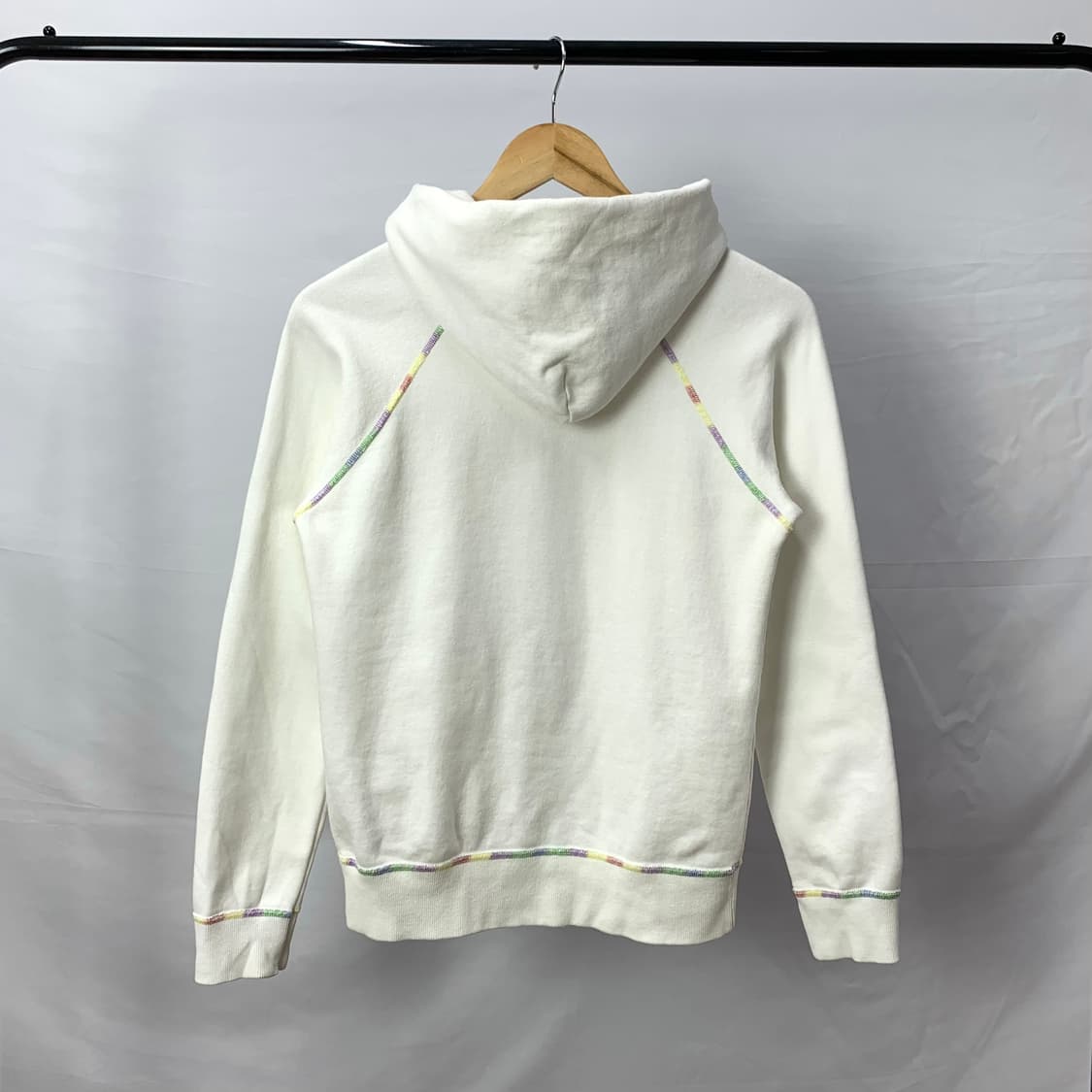 히스테릭 글래머 레인보우 스티치 후드집업 상품이미지4