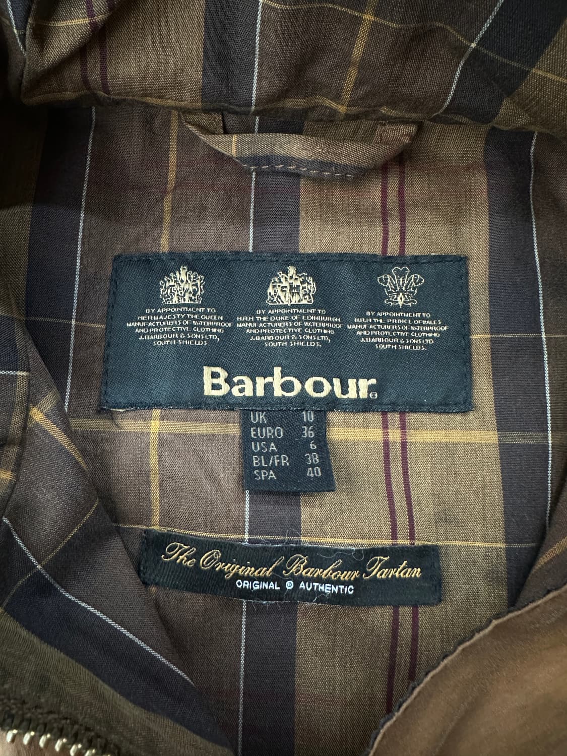 바버 여성 클래식 더럼 왁스 자켓 브라운 10 상품이미지6