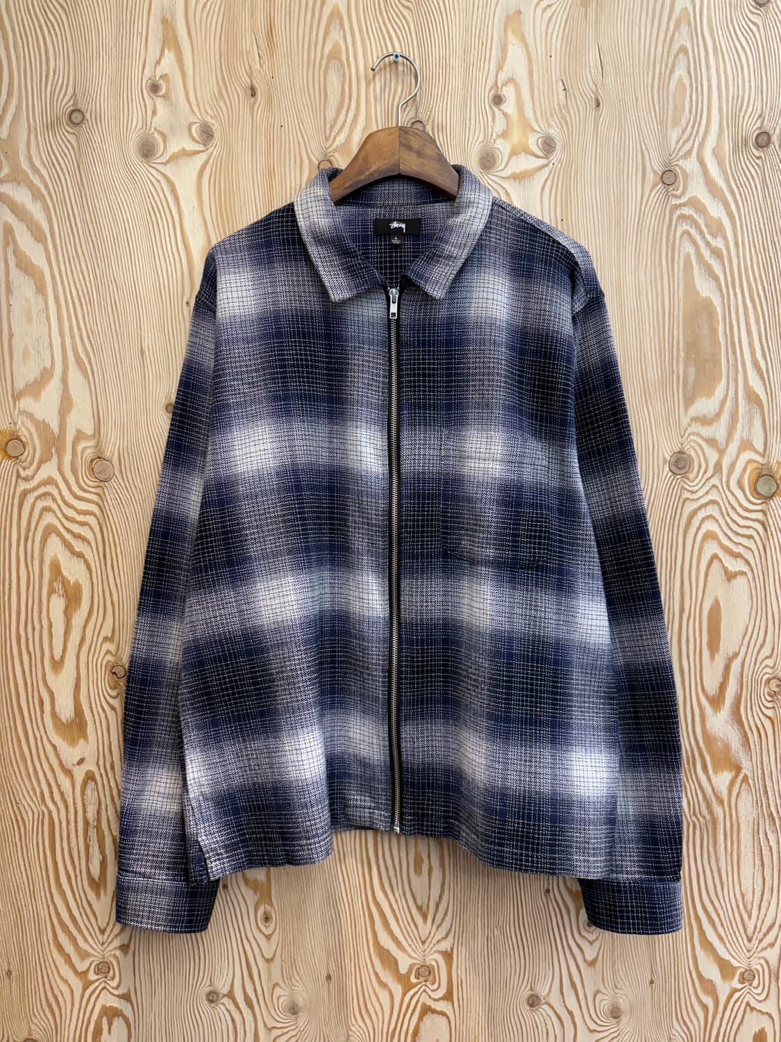 스투시 잭 쉐도우 플래드 집업 상품이미지1