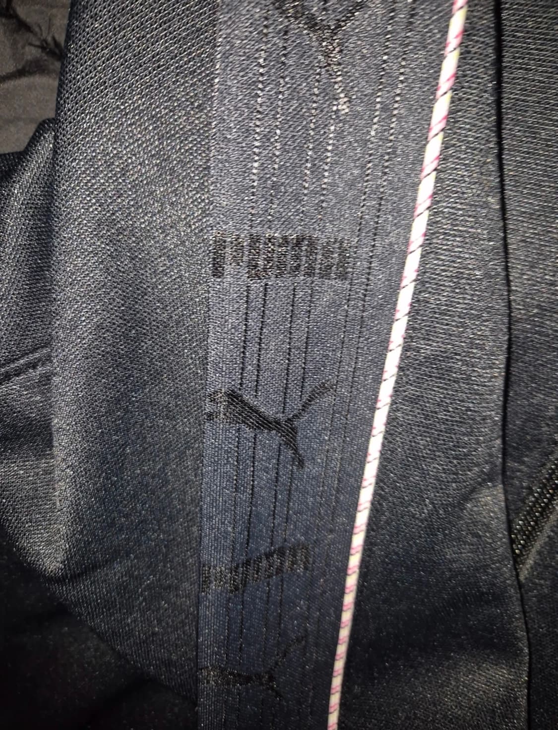 푸마 블랙 핑크 트랙 자켓 져지 L 상품이미지4