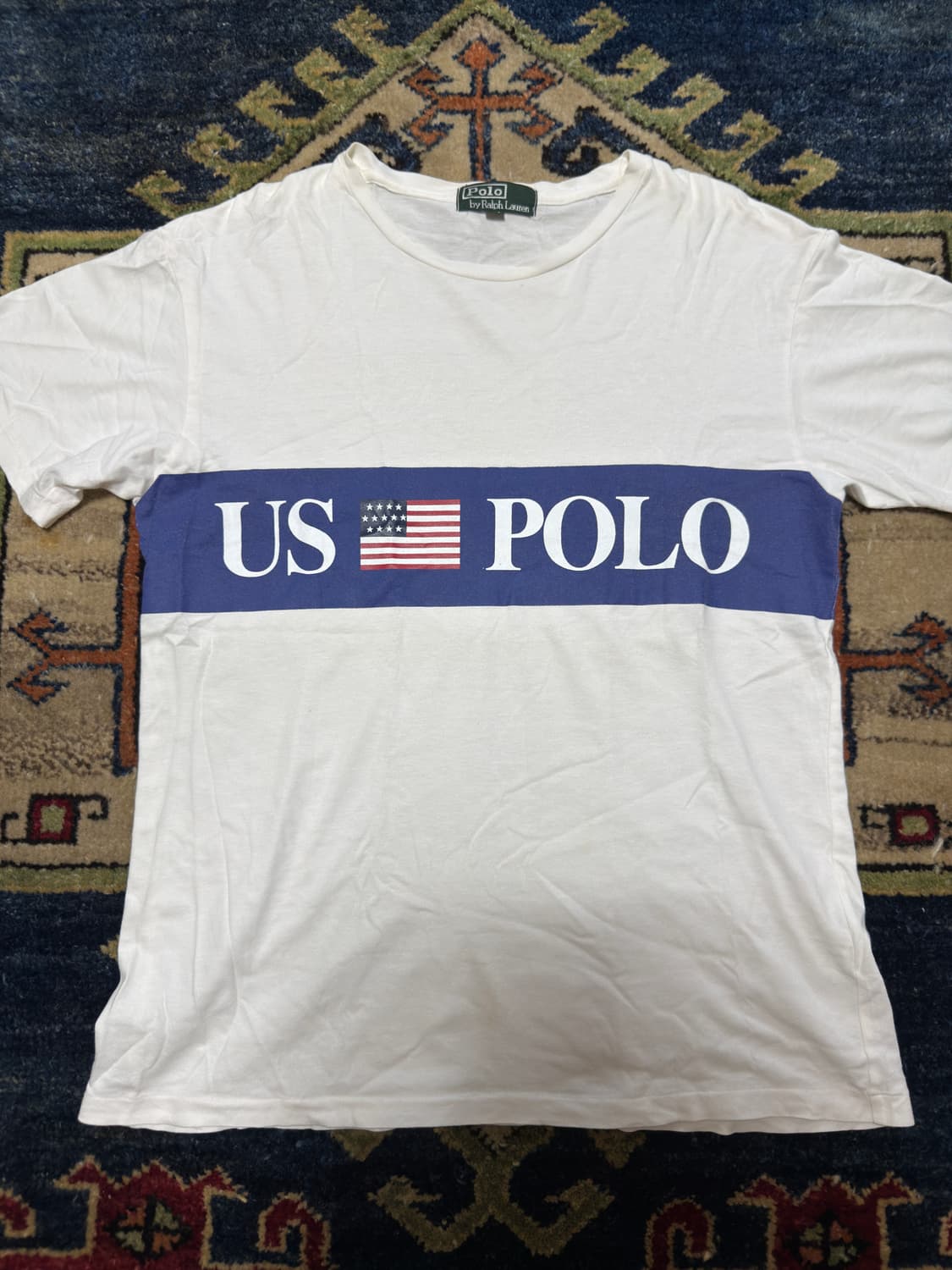 90s 폴로 랄프로렌  US Flag T-shirt 상품이미지3