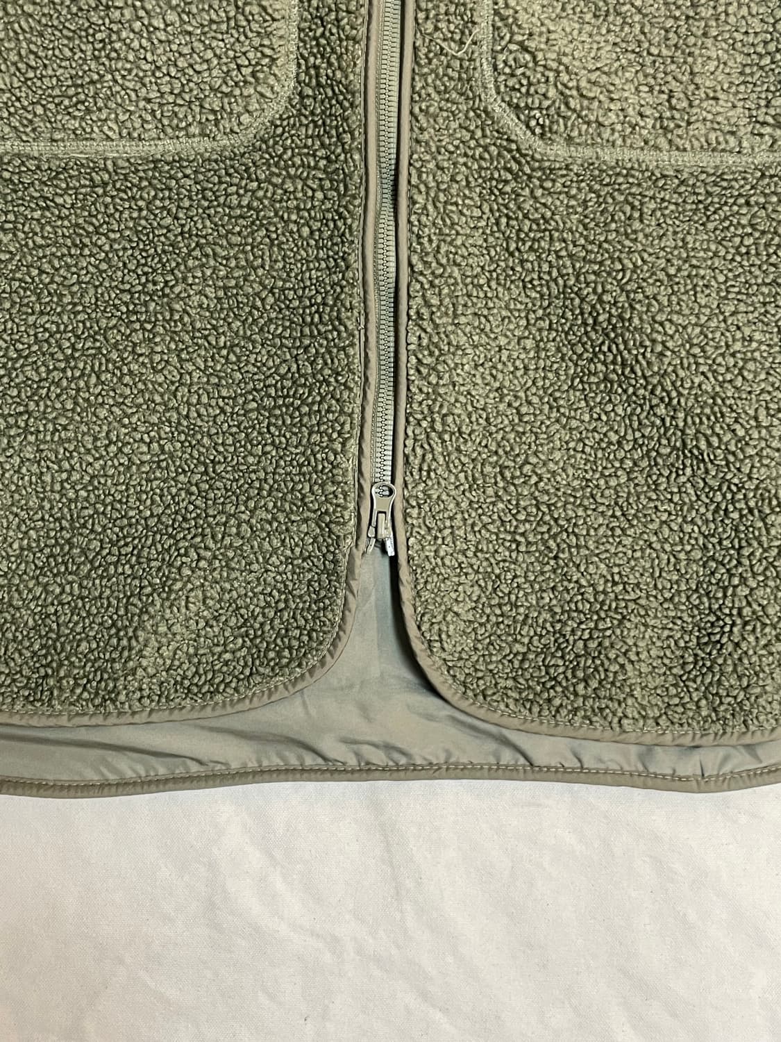 H&M 플리스 롱자켓 상품이미지4