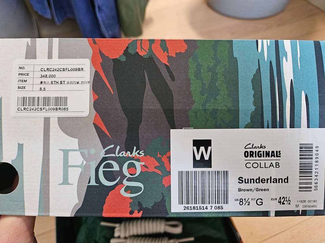 [270] 클락스 x 로니 피그 8th 스트릿 선더랜드 브라운 그린 상품이미지7