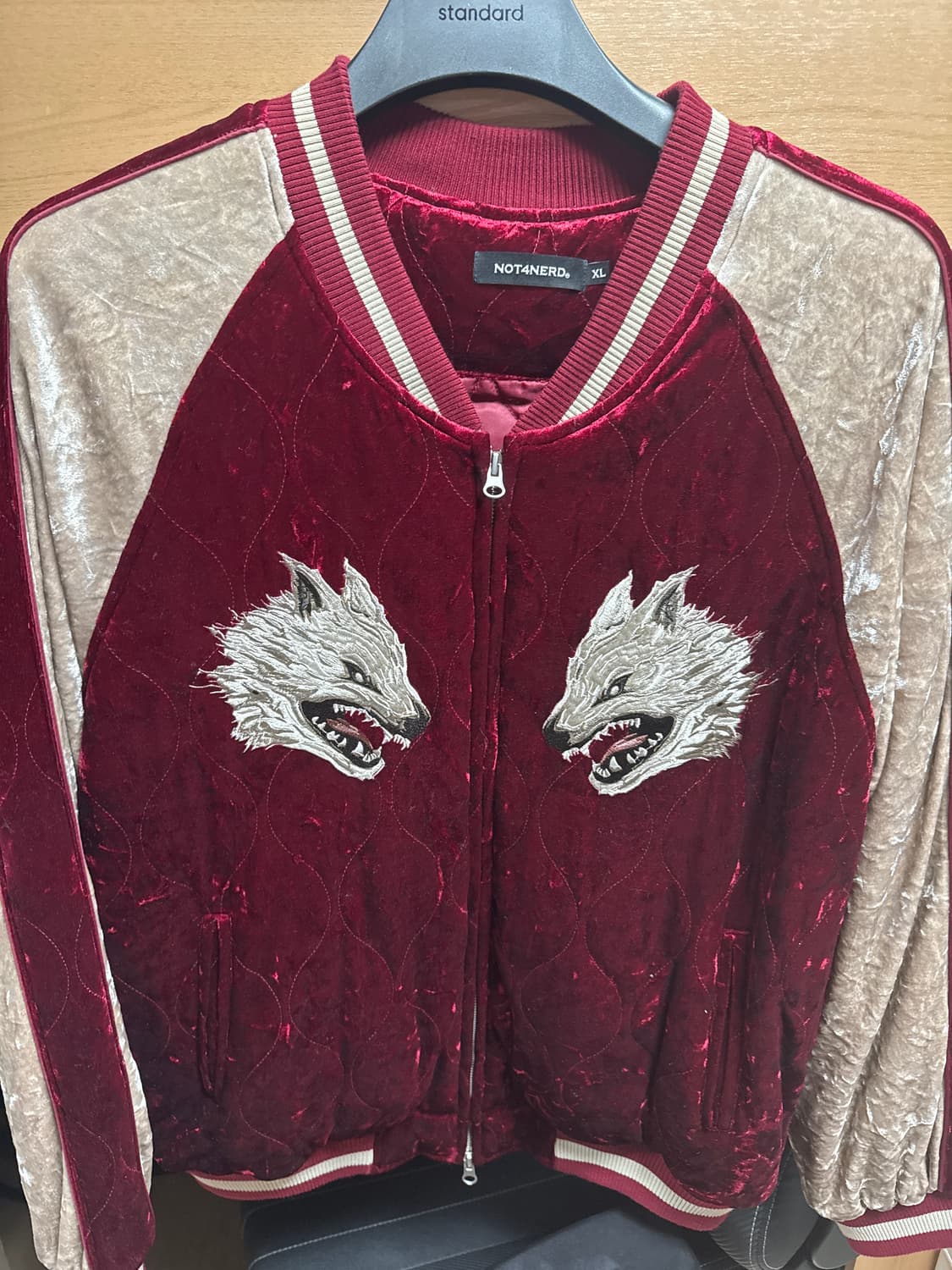 낫포너드 Wolf Souvenir Quilting Blouson Jack 상품이미지2