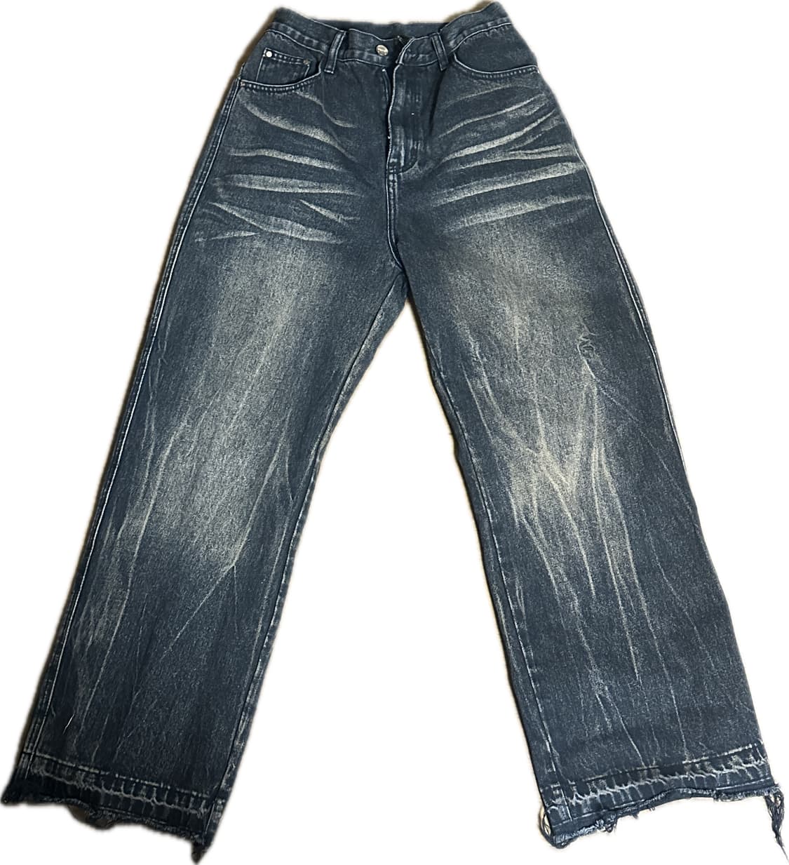 빈티지 브라운 워싱 와이드 팬츠 상품이미지1