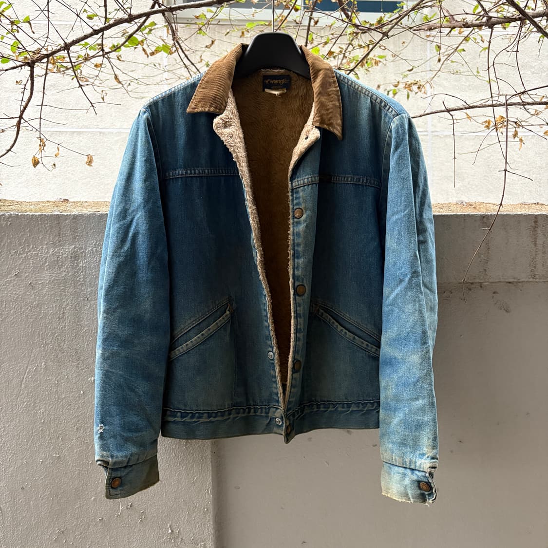 80’s 랭글러 쉐르파 데님자켓 made in u.s.a 상품이미지3