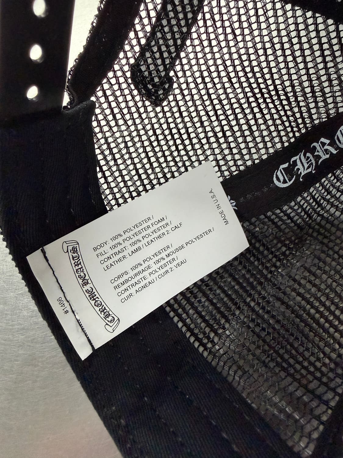 크롬하츠 세메터리 트러커 모자 상품이미지5