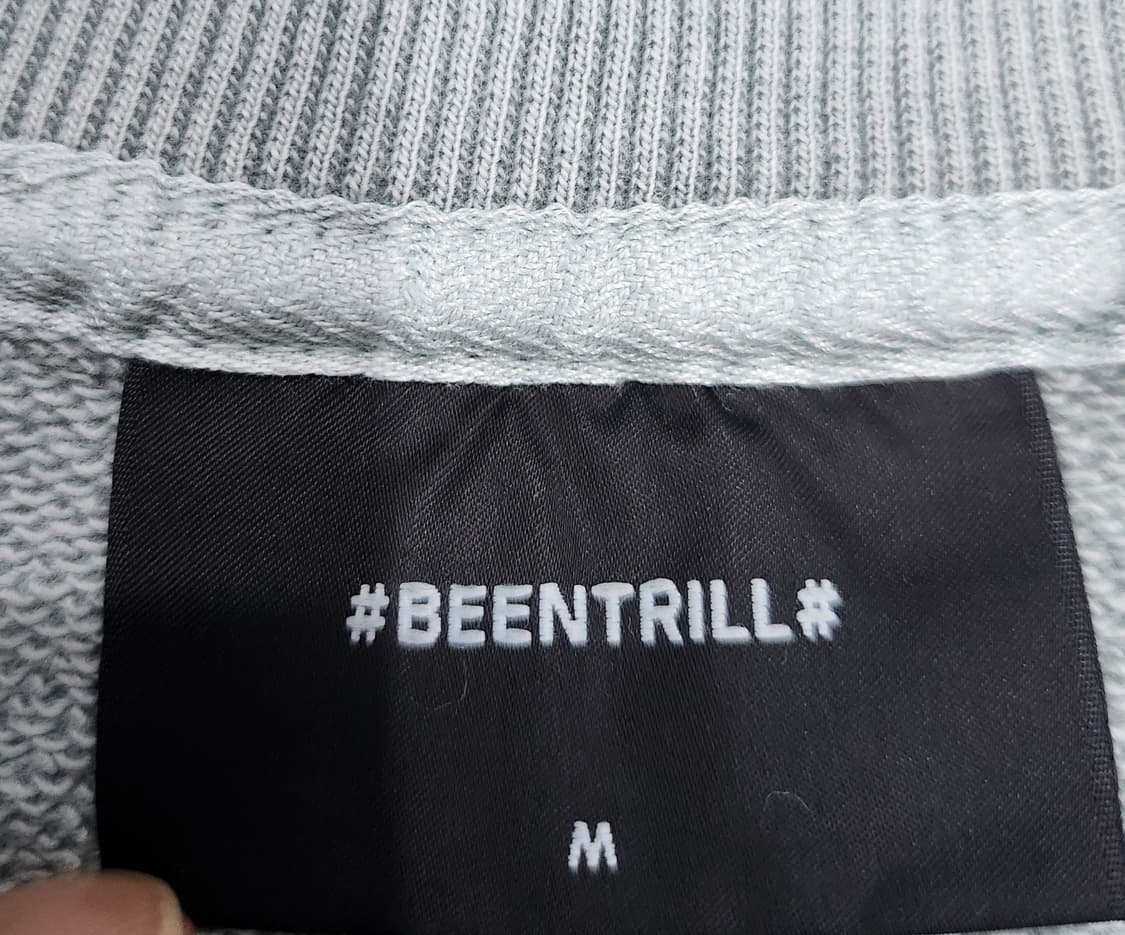 BEEN TRILL 빈트릴 해시태그 맨투맨 M 상품이미지4