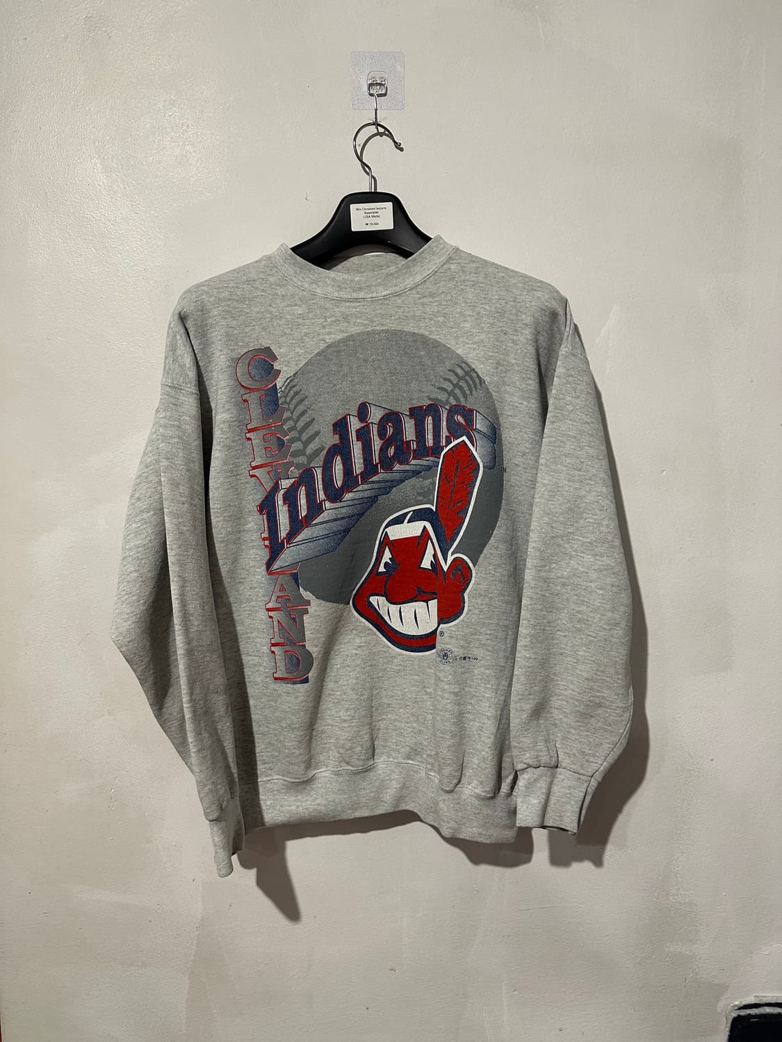 빈티지 90s 클리블랜드 인디언스 스웻셔츠  상품이미지1