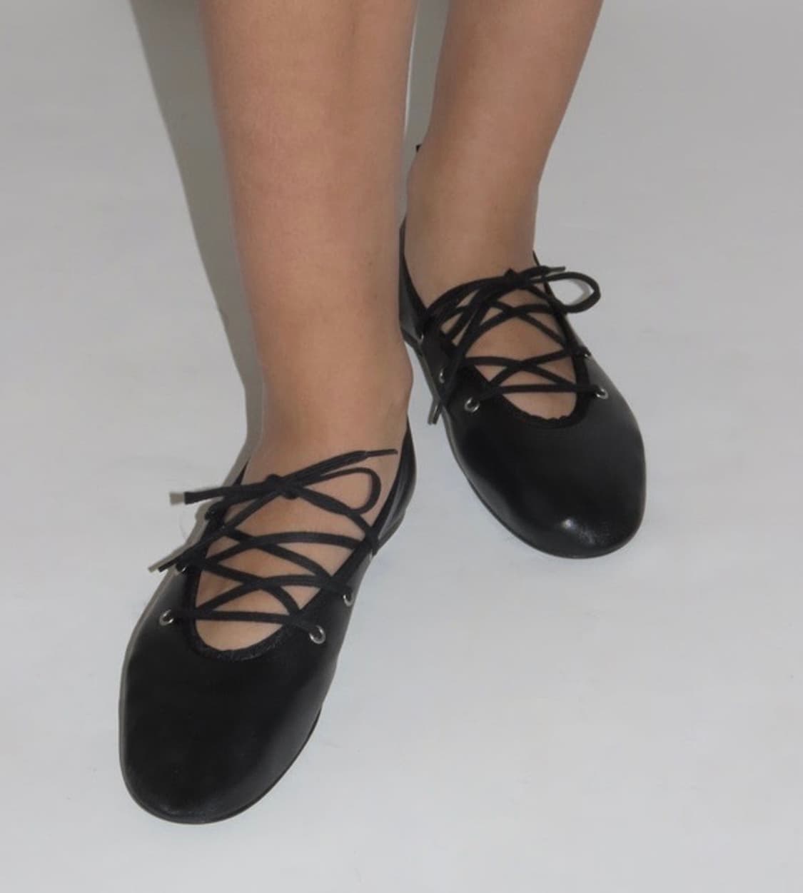 [37]팔로마울 Pina 레이스업 플랫슈즈/블랙 상품이미지1