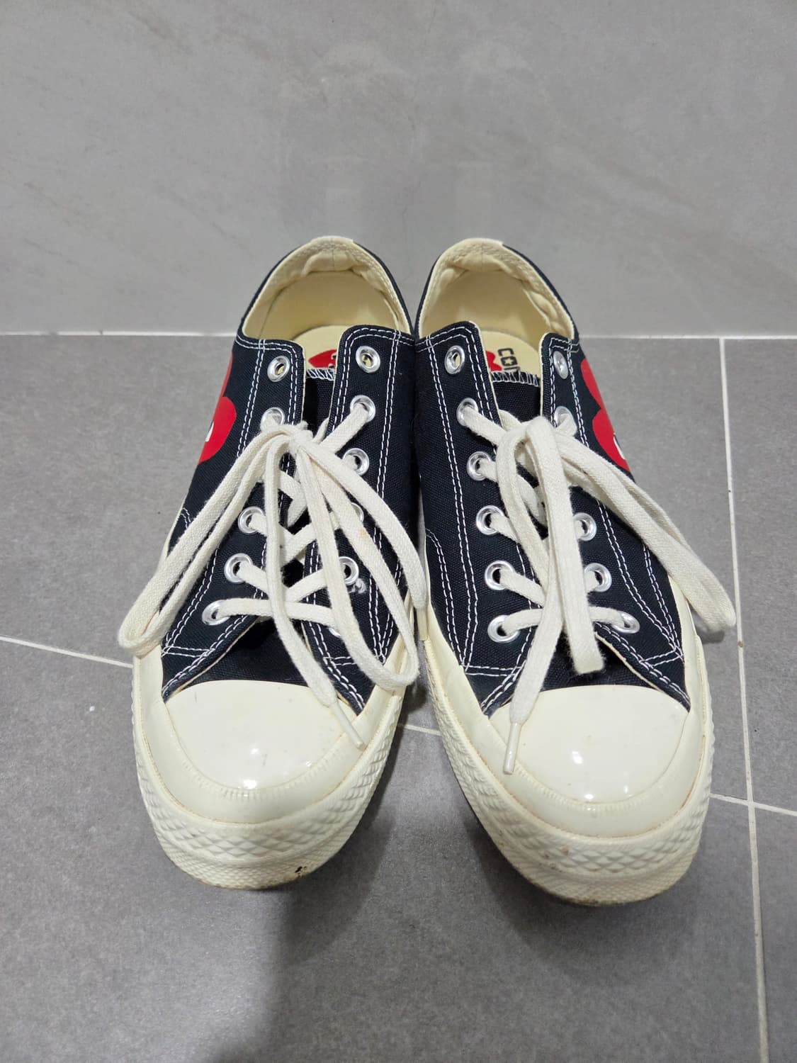 꼼데가르송 컨버스 척테일러 로우 블랙 상품이미지2