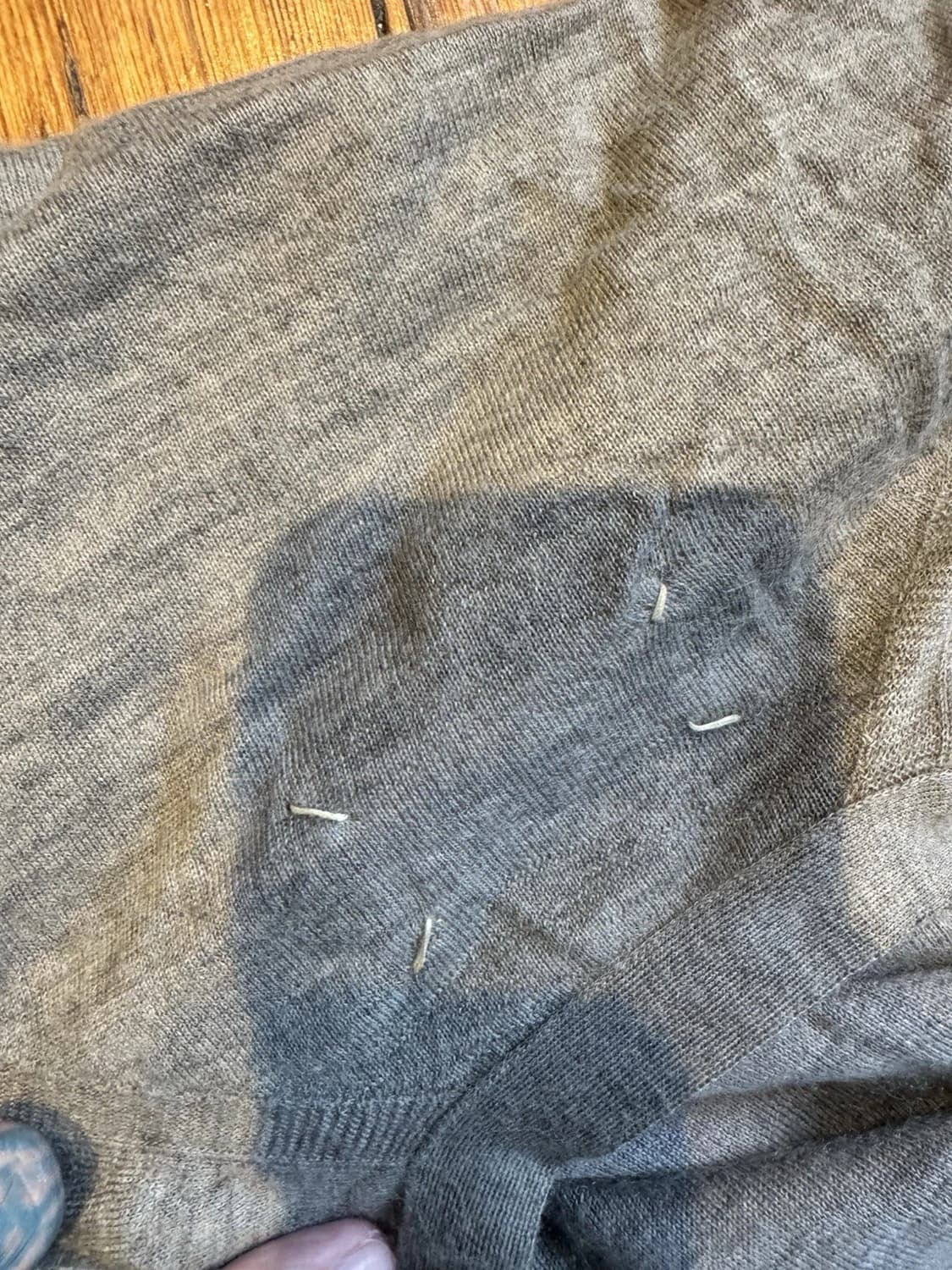 메종 마르지엘라 회색 래글런 슬리브 스웨터 상품이미지6