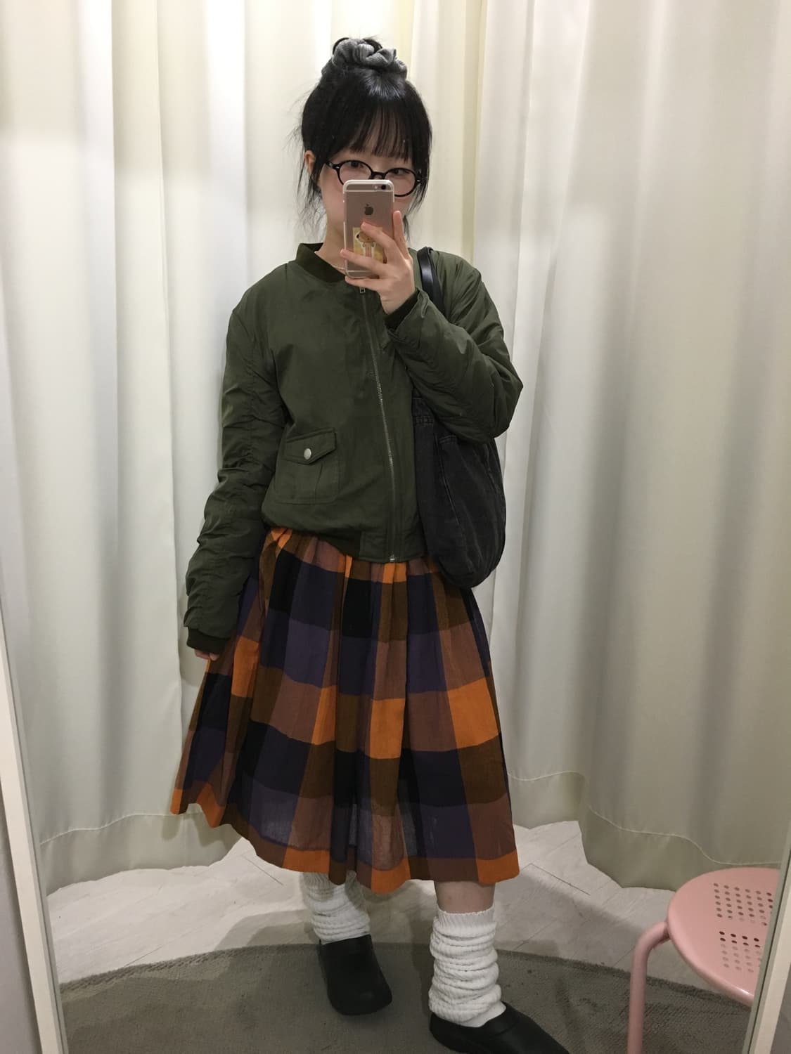 Bold Plaid Skirt 상품이미지2