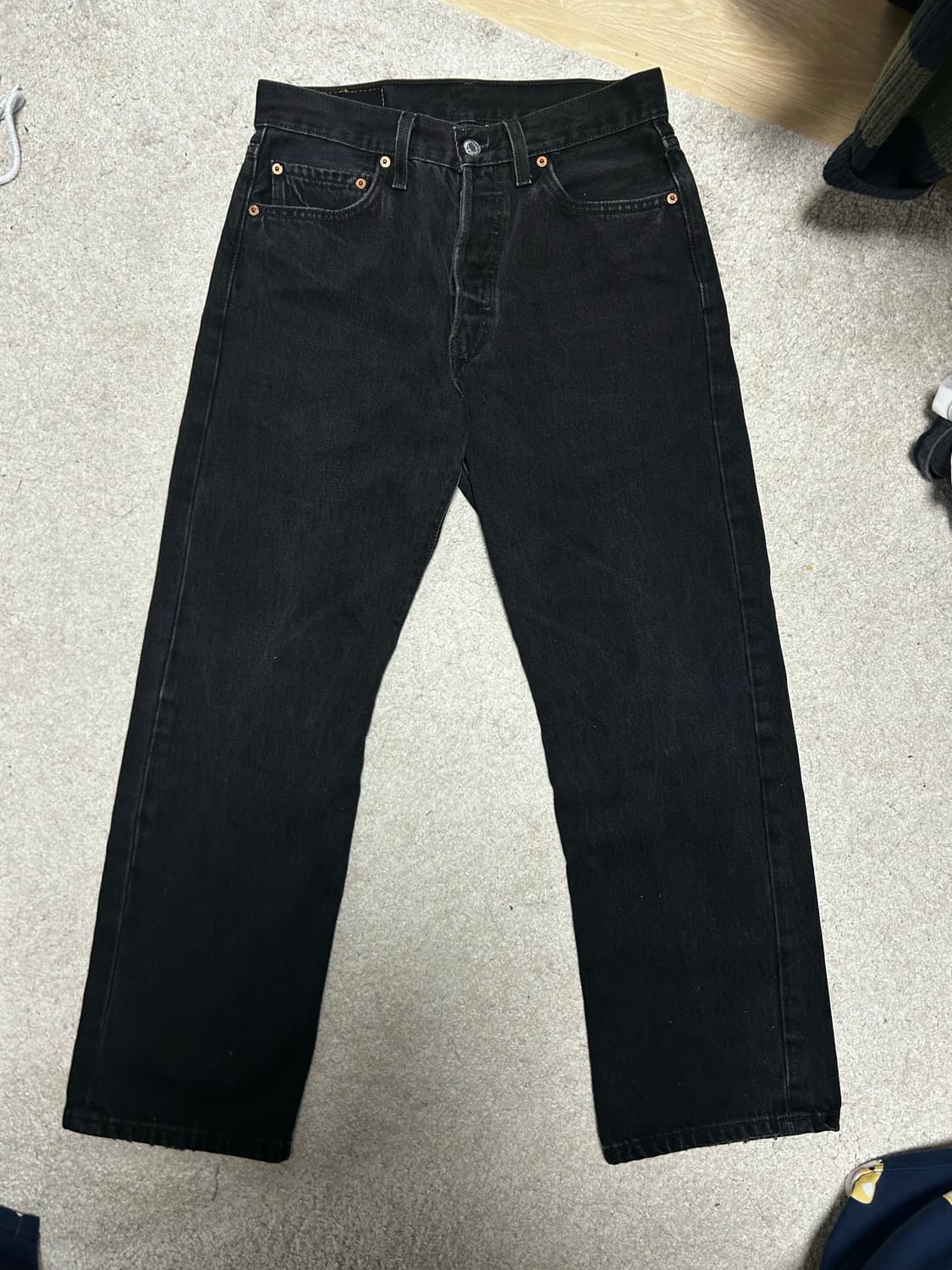 리바이스501 흑청 32/30 판매 상품이미지1