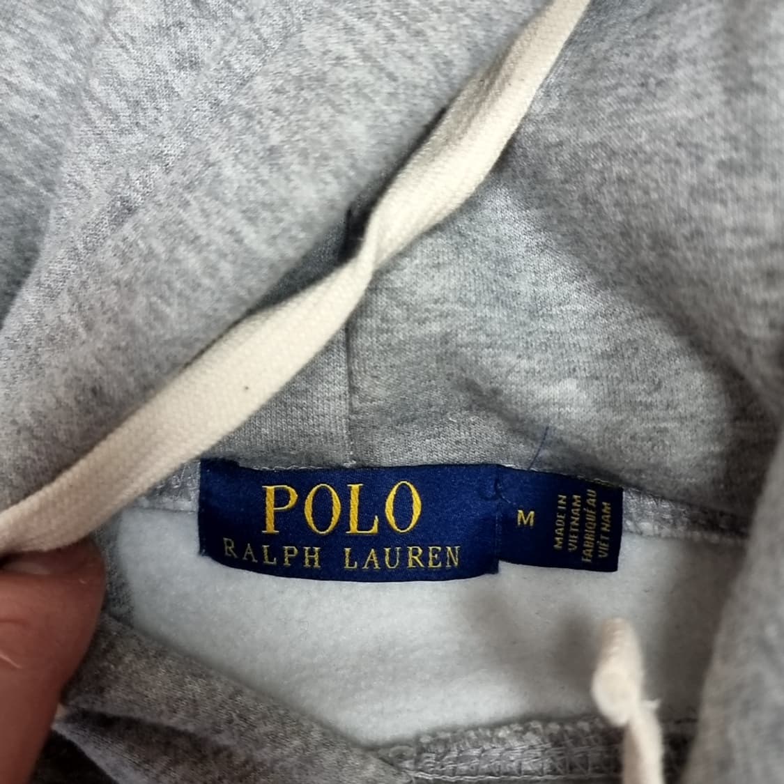 폴로 랄프로렌 회색 후드티(m) 상품이미지3