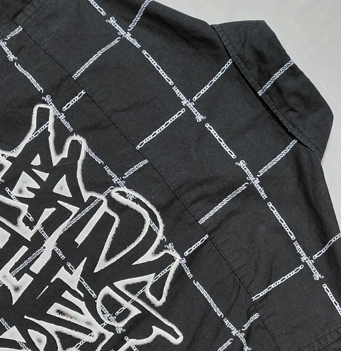 [S/150] Strange Heaven 그래피티 백로고 체크 반팔 상품이미지9