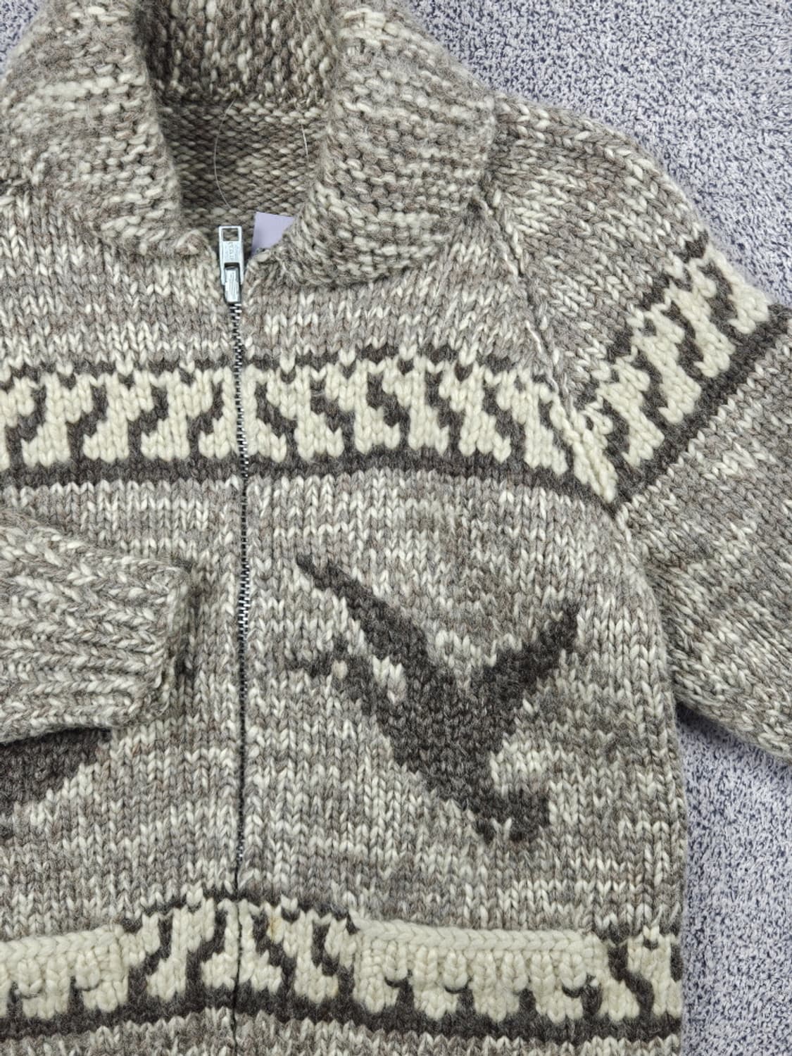 캐나다 핸드메이드 코위찬 스웨터 니트집업 ( 상세설명참조 ) / 9972 상품이미지6