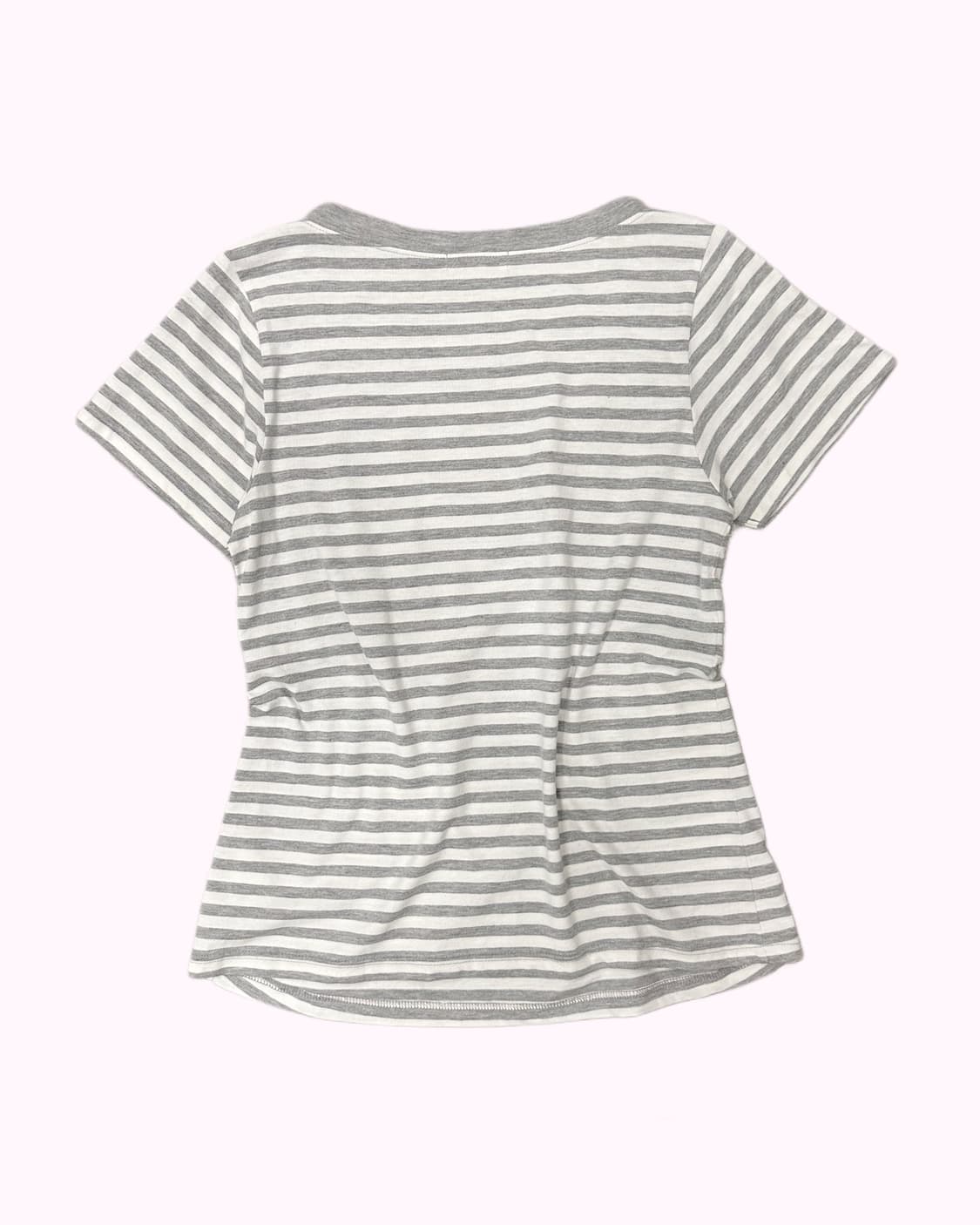 layered neck stripe t-shirt 상품이미지4