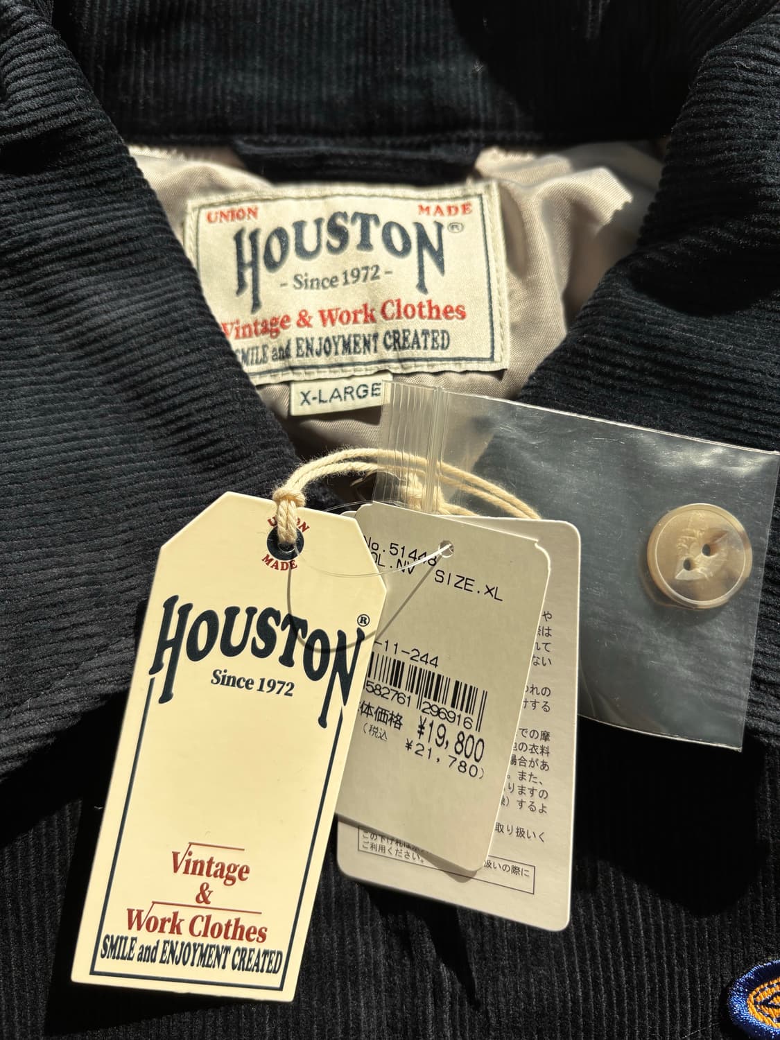 휴스턴 ffa 자켓 코듀로이 네이비 XL 상품이미지4